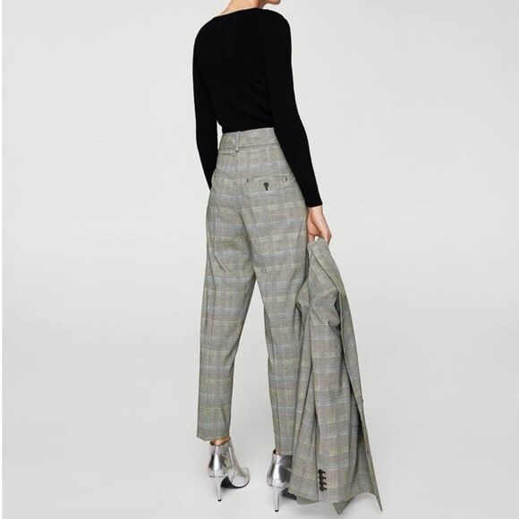 Mango Prince of Wales Suit Pants - Picture 3 of 14